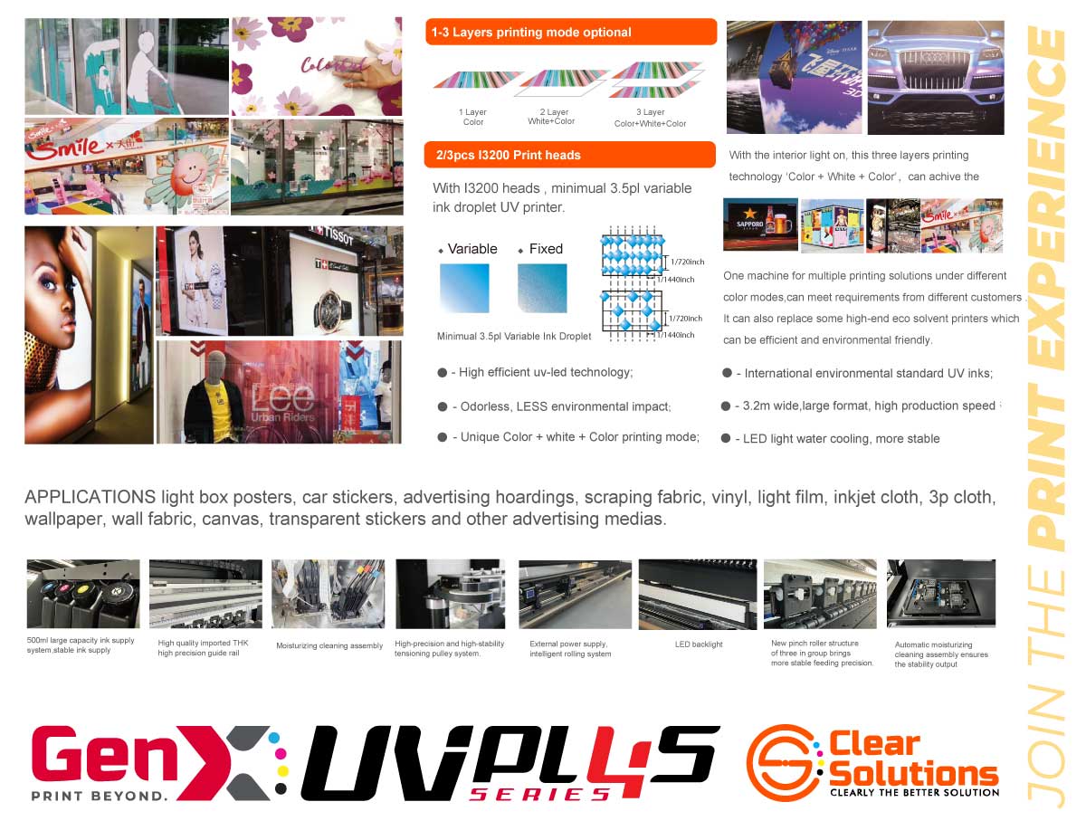 genx-uv-machine features