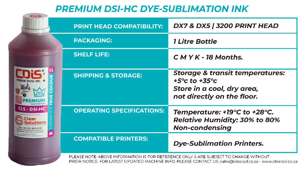DYE-SUB INKS