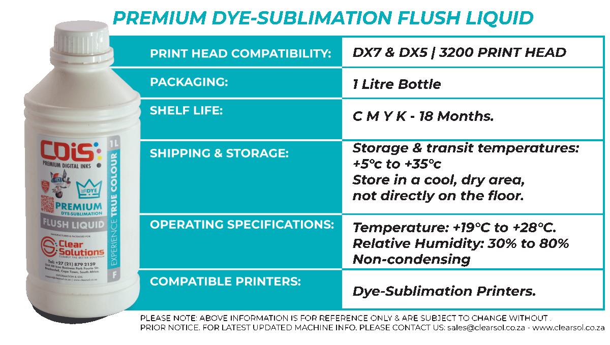 DYESUB FLUSH